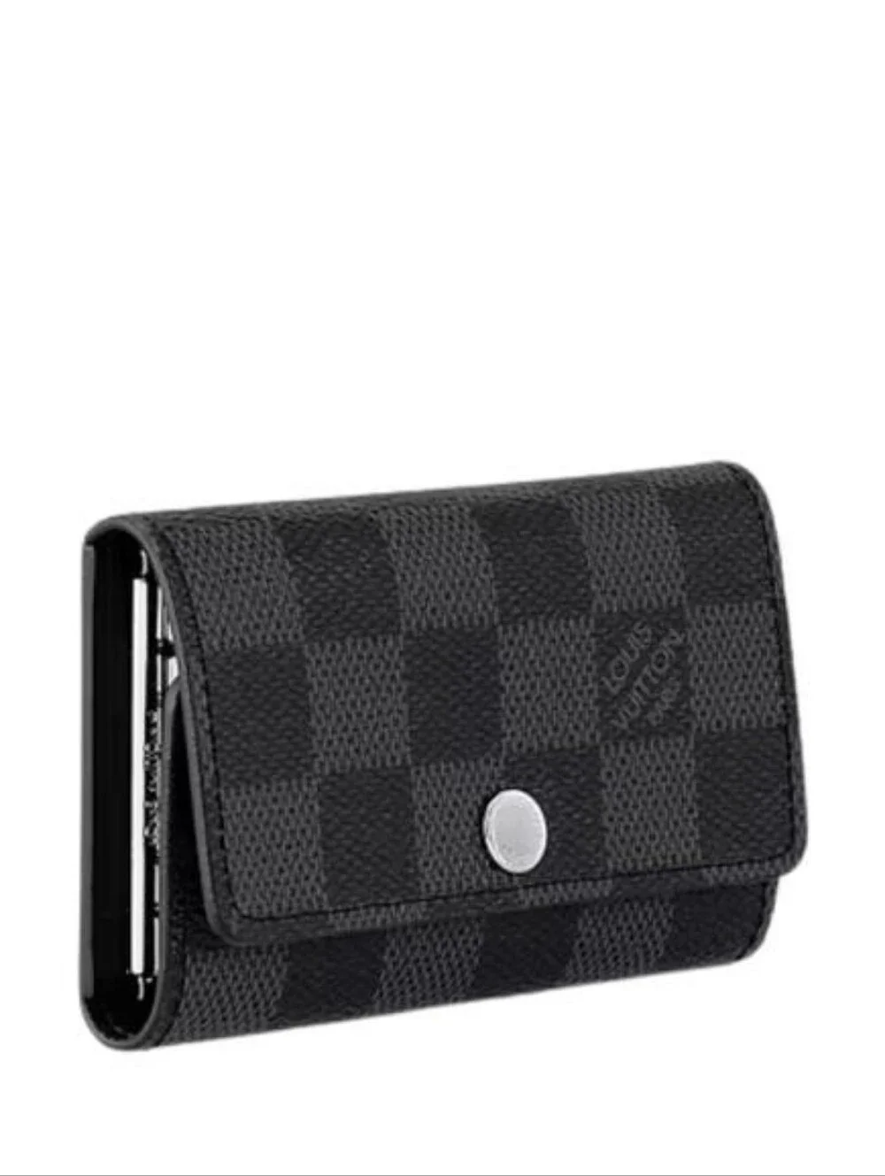 Brand NEW! LV Louis Vuitton Damier Graphite Multicle Key Canvas Black Case Gray